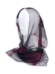 Женский шарф 35x160, Италия, шифон (60% вискоза, 40% полиэстер) M13516002-Gt-2